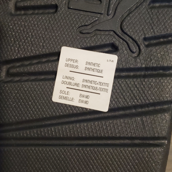 NWOT Puma Cushion Slides Black Rose Gold US 8 Men's 6 - Picture 2 of 6